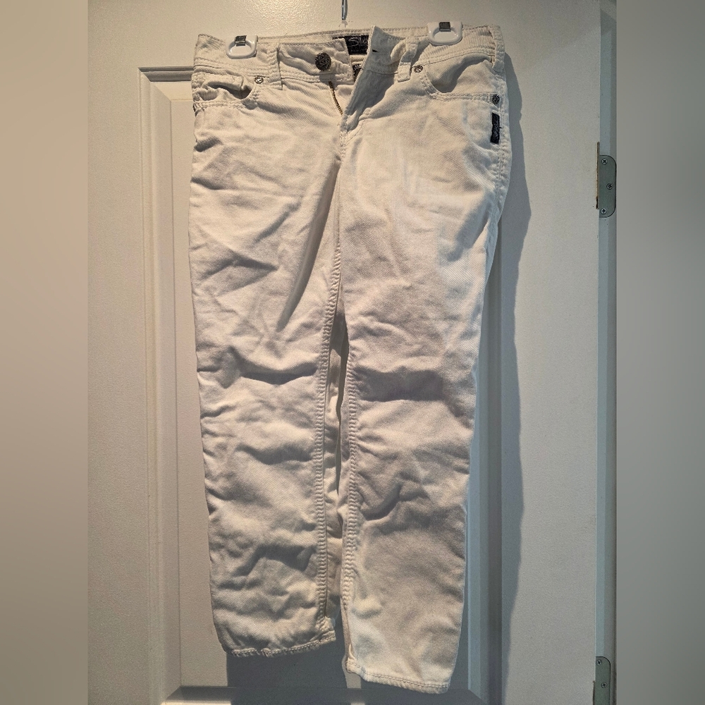 Silver Jeans Co. Cream Denim
